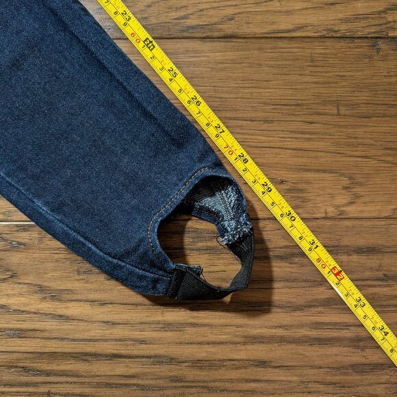 Gap stirrup jeans low rise dark wash denim size 25, 0 regular - Picture 7 of 14